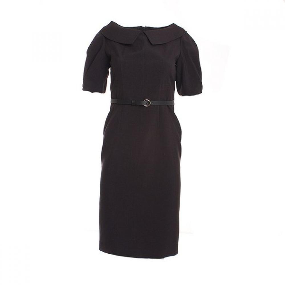 Mojo Boatneck Flat Collar Black Dress J252xse020 blacks/55