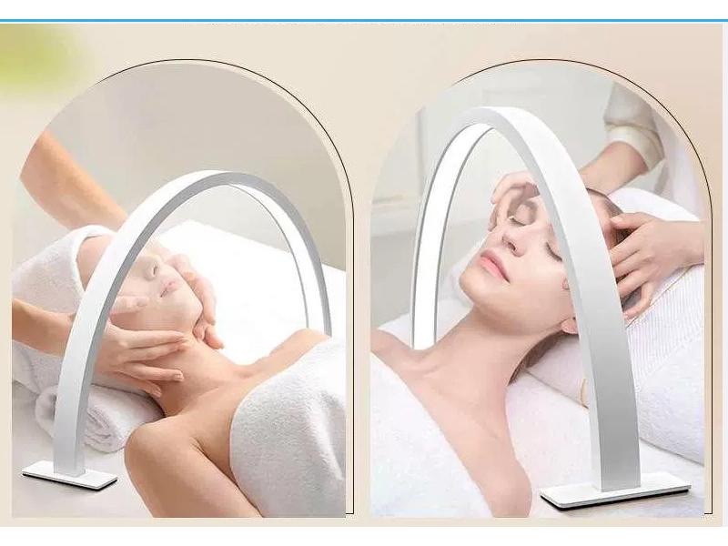LED Half-Moon Nail Lamp: Curved Eye-Protection Light for Beauty Salons
