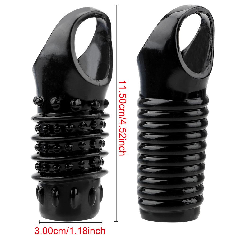 Penis Enlargement Penis Sleeve Cock Rings Sex Toys For Men Delayed Ejaculation Reusable Condom TPE Penis Extender