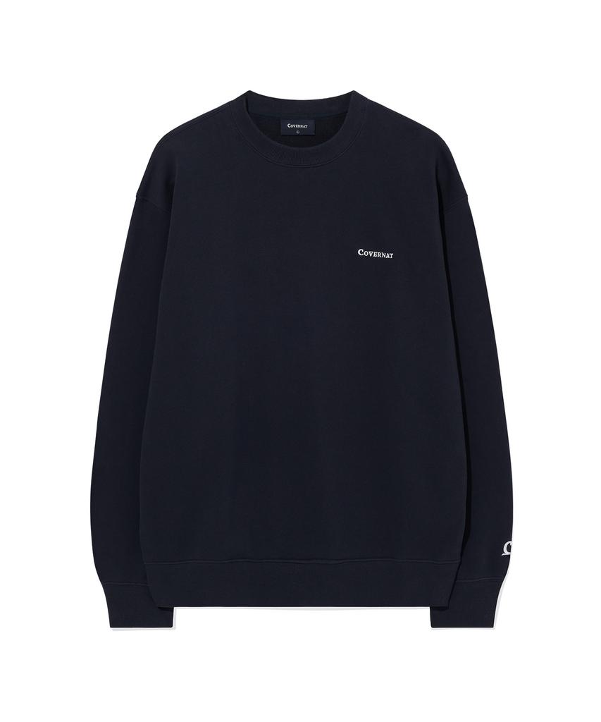 COVERNAT Small Authentic Sweatshirt Dark Navy