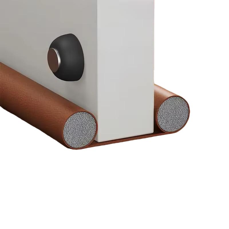 

1pc Door Bottoom Seal Strip Flexible Wind Reduction Stopper Under Door Sealing Blocker Door Weatherstrip Sound Proof Wall Panels коричневый
