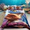 Zootopia Duvet Cover Set Anime Judy Nick Bedding Set with 2 Pillowcase Comforter Cover Children Bedroom Decor Gifts