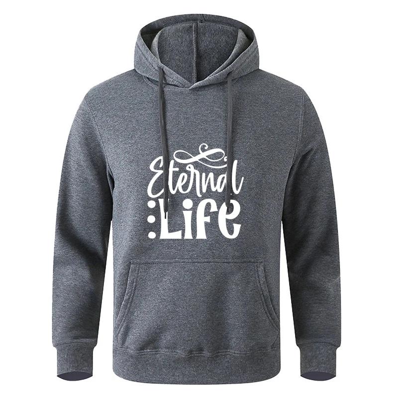 Teens Printed Autumn Long Sleeve Black Gray Hooded Sweatshirt Sportswear Hoodie