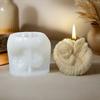 1pcs Resin Casting Compatible Silicone Candle Mold Decorative Candle Mold  For Handcraft