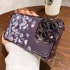 Purple Flowers Leaf Cover For Realme 15T 15 14 13 12 11 Plus Pro 5G C85 C71 C65 C53 C55 C35 C85 C21Y Air-Guard Corners Case Sof