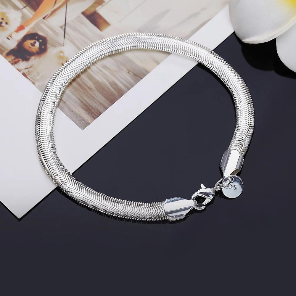 925 Silver Chain Stars Bracelets for Women Charms Fashion Designer Party Wedding Jewelry Holiday Gifts