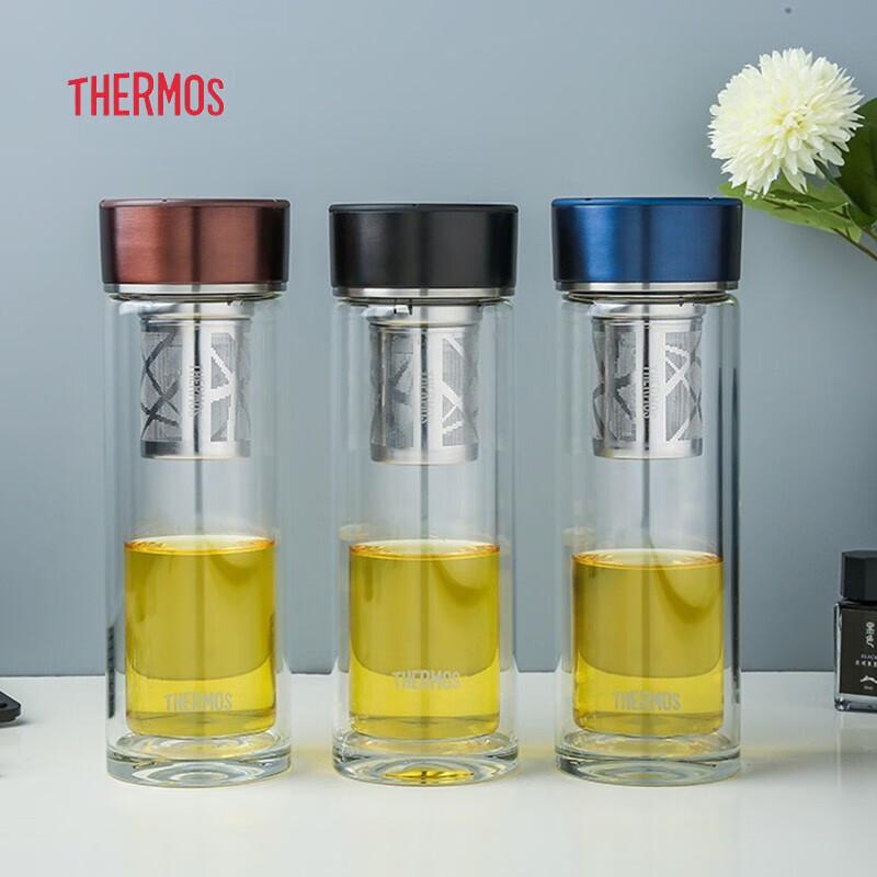 

Thermos TCGD-300 300ml High Borosilicate Glass Insulated Cup