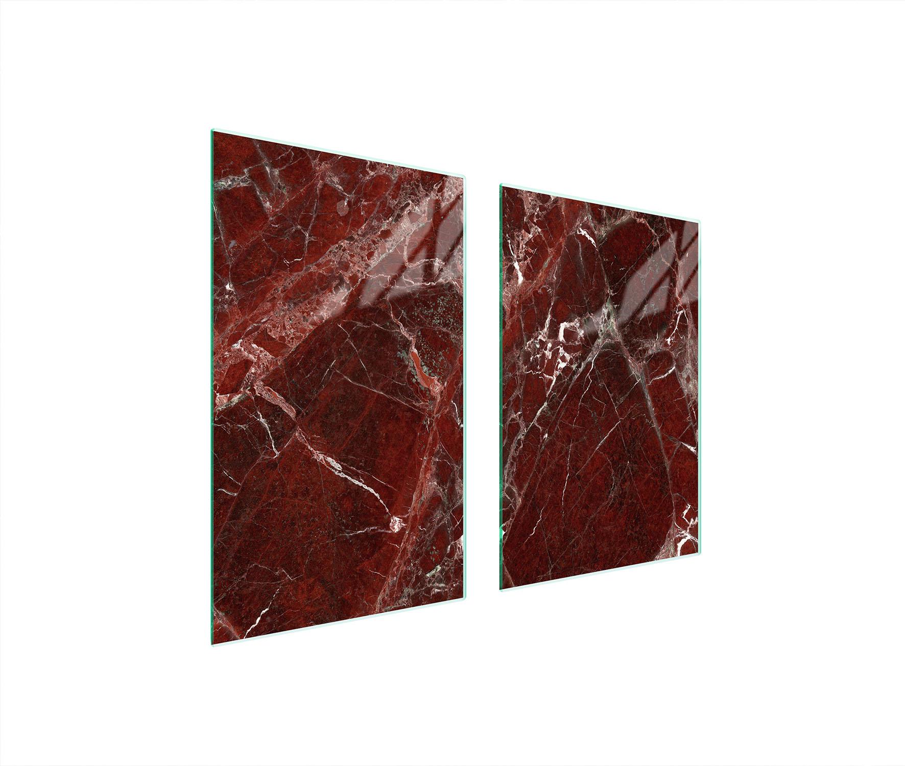 PLACĂ DE PROTECȚIE DIN STICLĂ PENTRU BUCĂTĂRIE 65x52 MARMUR