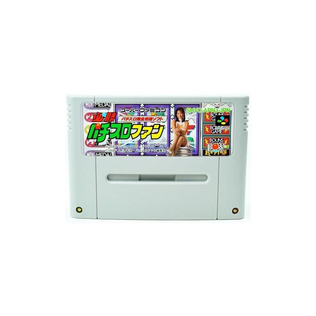 Used Hisshou Pachi-Slot Fun SFC SNES Super Famicom SHVC-APNJ tested working Nintendo Gambling Planning Office WADA (POW) NTSC-J Super Nintendo