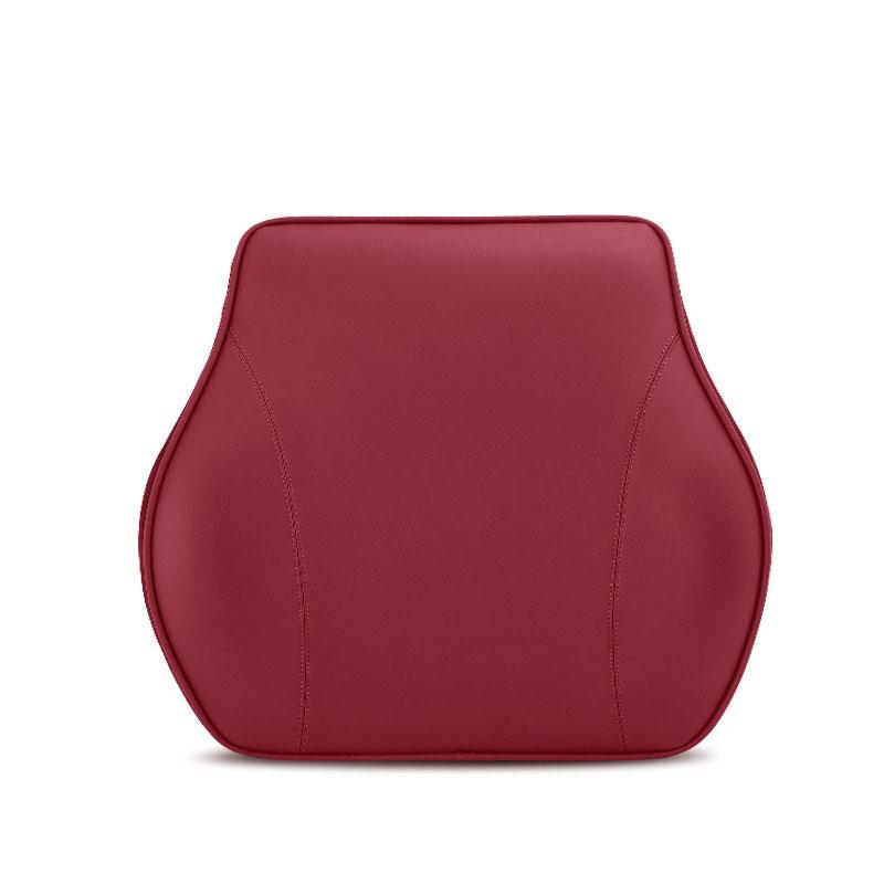 NAPPA Leather Car Neck Pillow For Tesla Model 3 Model Y Model X Auto Rear Seat Back Headrest Lumbar Supports Travel Cushion
