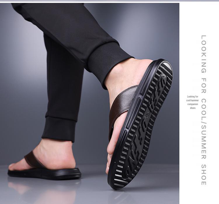 Stylish Korean Youth Non-Slip Men's Summer Flip-Flops