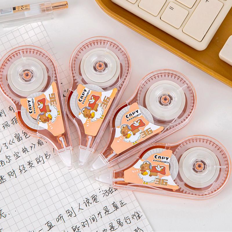 

Мультяшная Прочная Капибара Корректирующая Лента Портативная Большая Емкость Корректирующая Лента Милые Школьные Принадлежности Студенческие Канцелярские Подарки 1pc