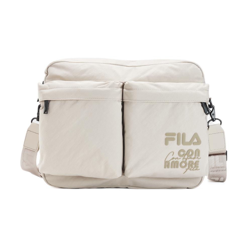 New FILA Fabric Shoulder Bag Regular Men's Ecru F13M329101F-IV