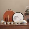 Yipan Guochao Ru Kiln Ceramic Tea Set