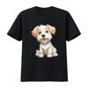 Sealyham Terrier Cotton T Shirt Ta043026 Vintage Washed Comfortable Breathable Homme Versatile Streetwear
