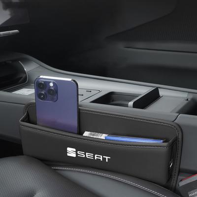 Univerzální organizér do mezery autosedačky PU boční kapsa do konzole auta Úložný box do štěrbiny sedadla Pro Leon Altea Exe Vnitřní příslušenství