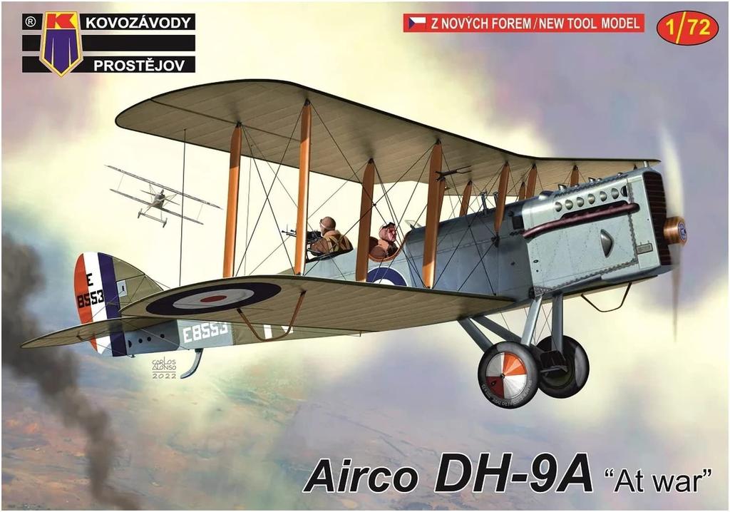 KP Model Royal Air Force Airco Plastic Model KPM0310 Molded Color 1/72 DH-9A At-War