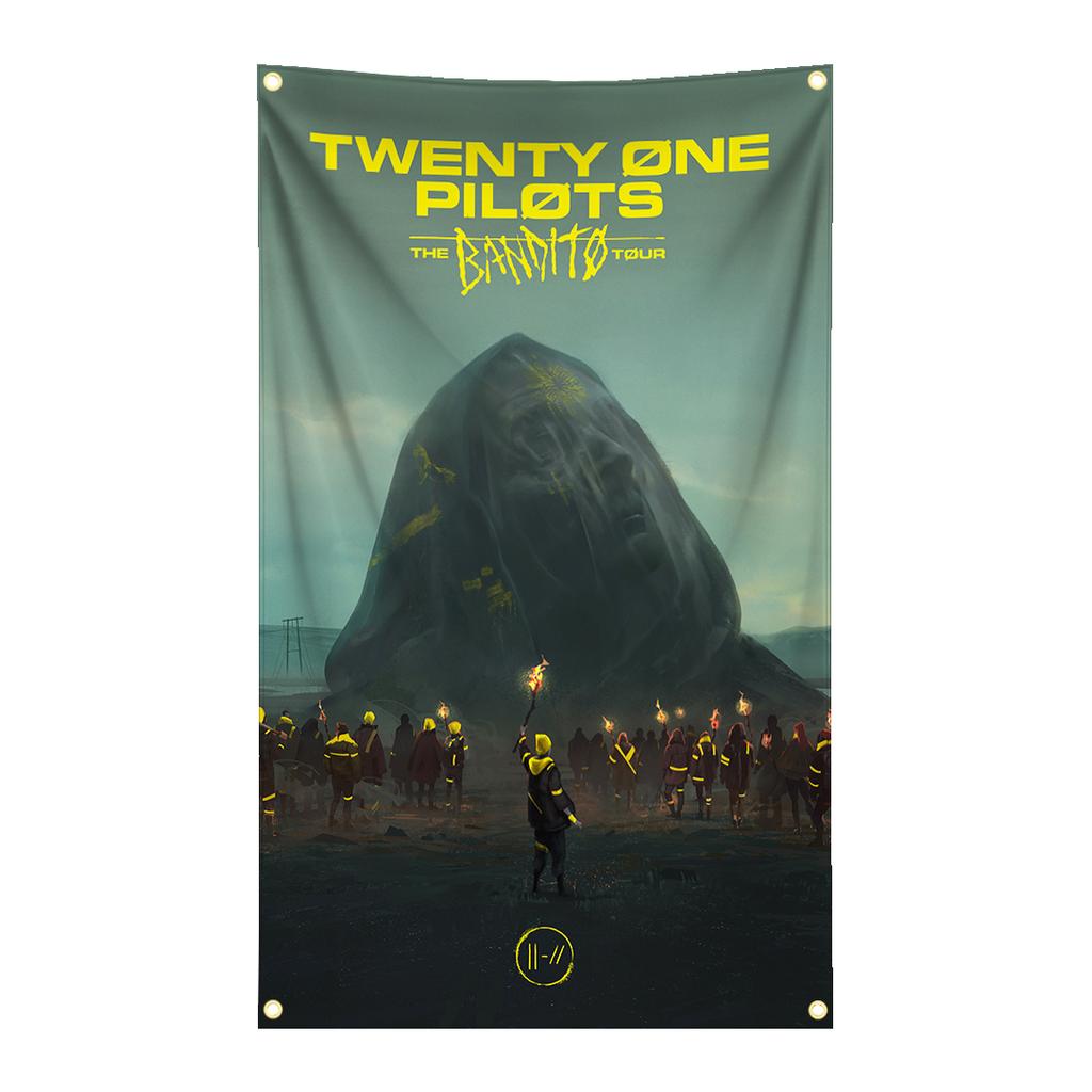 90X150Cm Twenty One Pilots Scaled And Icy Rock Flag Tapestry Polyester Printing Modern Music Art Banner Vintage Decoration
