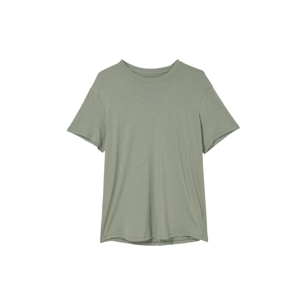 New Nike T Shirt Women's Light Army Green/Black FN2815-320