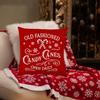 Christmas Pillow Covers 4 Pieces 18X18 Inch Square Seasonal Pillowcases Living Room Cushion Cover For Home Farmhouse Couch