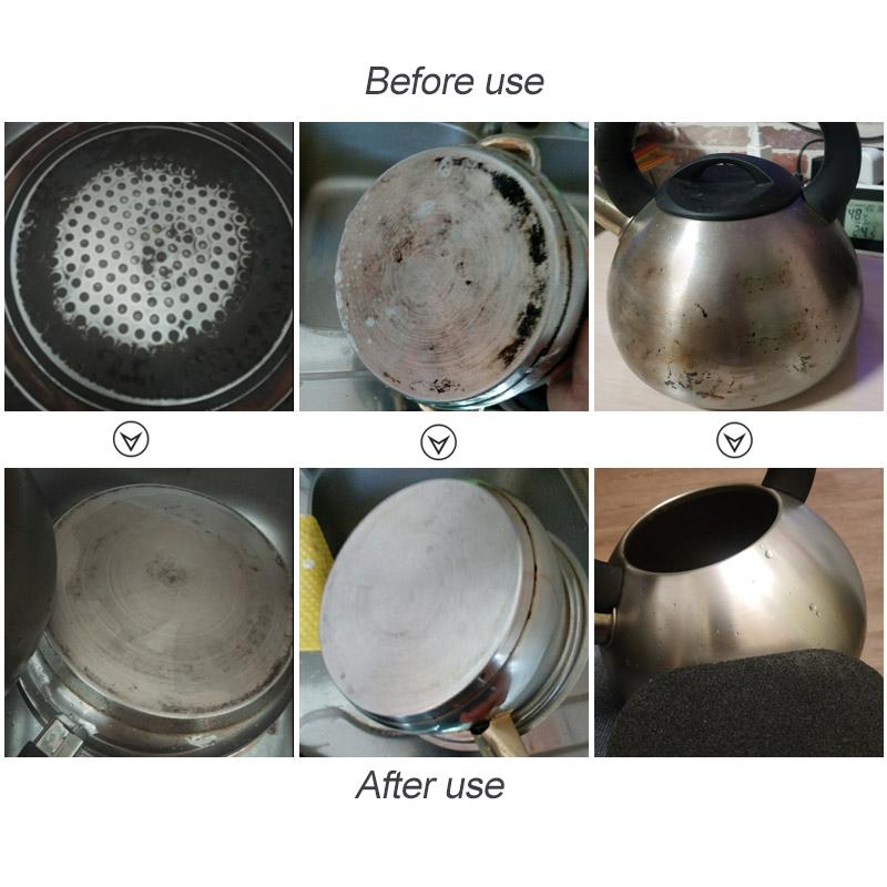 Magic Kitchen Sponge Brush Melamine Scrub Cleaning Brush Descaling Knife Pan Pot Cleaner Powerful Decontamination Brushes