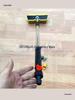 Telescopic Handle Car Wash Brush with Soft Bristles & Water Spray