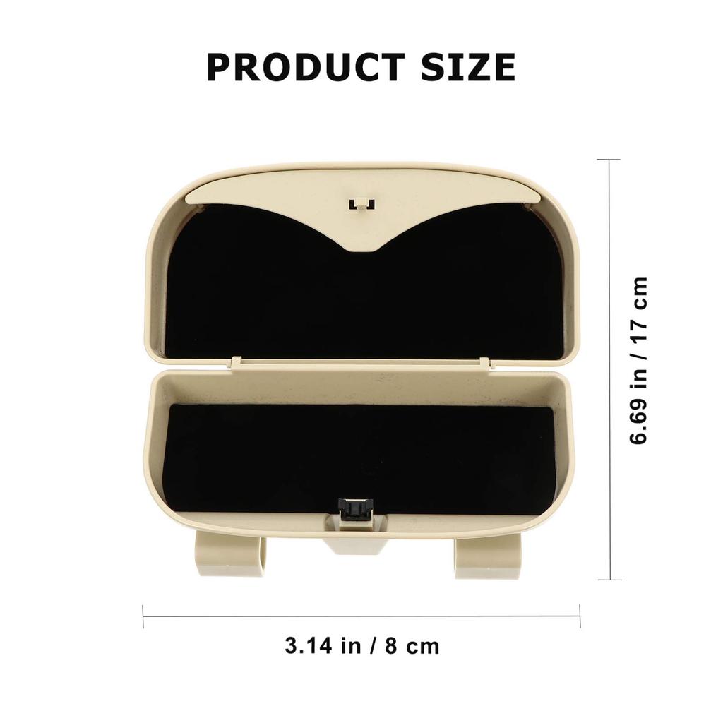 Sunglasses Case Car Sun Visor Box Sunglasses Holder for Car Sun Visor Sunglasses Storage Glasses Storage Case Organizer Holder