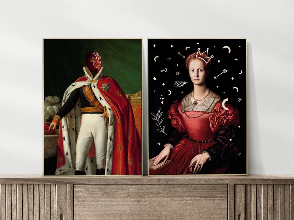 Set of Two Portrait Posters
