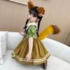 Zootopia Madness Judith Nick Fox Cos Costume Tail Girl Lolita Princess Dress Spring/Summer Dress