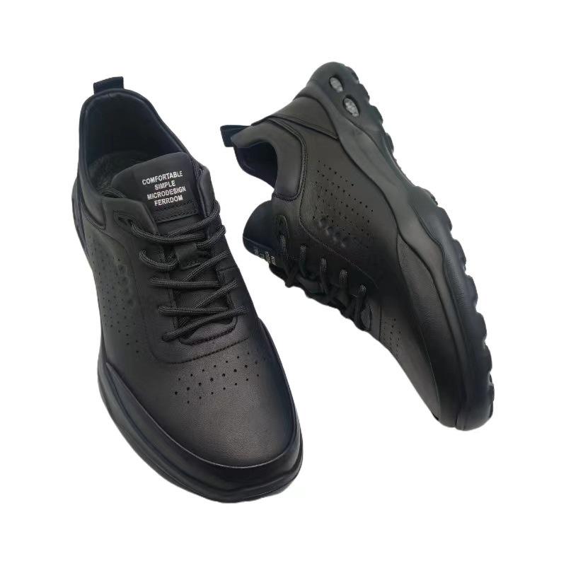 Men's Shoes New Comfortable Breathable Soft Sole Casual Leather Shoes Fashionable Men's Shoes