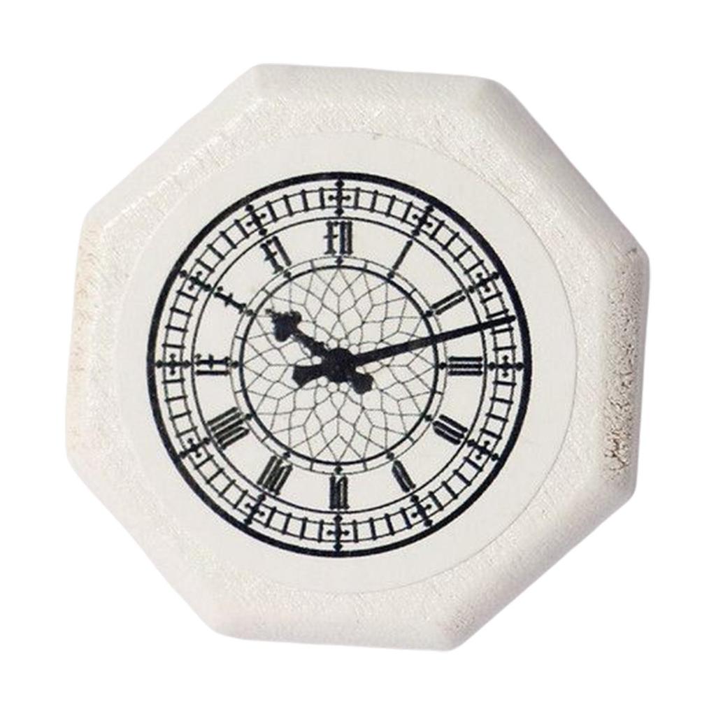 1:12 Ratio Miniature Accessory Dollhouse Miniature 1:12 Ratio Wall Clock for Accessories