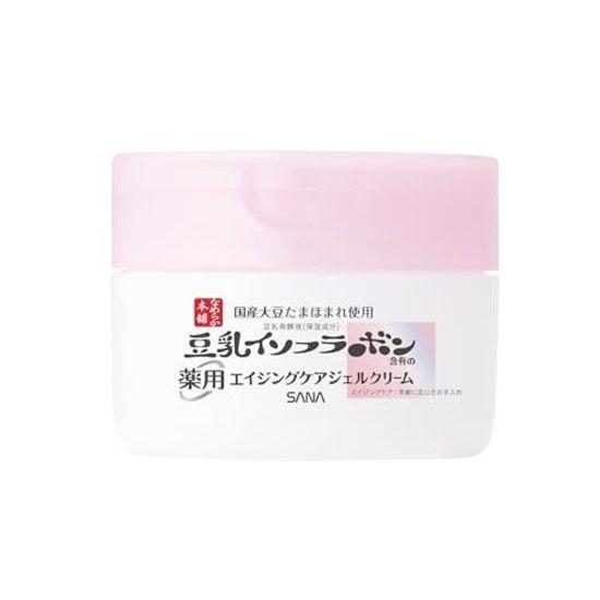 Sana Nameraka Honpo Crema Gel Medicinali Antirughe Isoflavoni di Soia Bianca All-in-One Niacinamide Retinolo Puro Quasi-Farmaco Senza Profumo Senza Coloranti Macchie