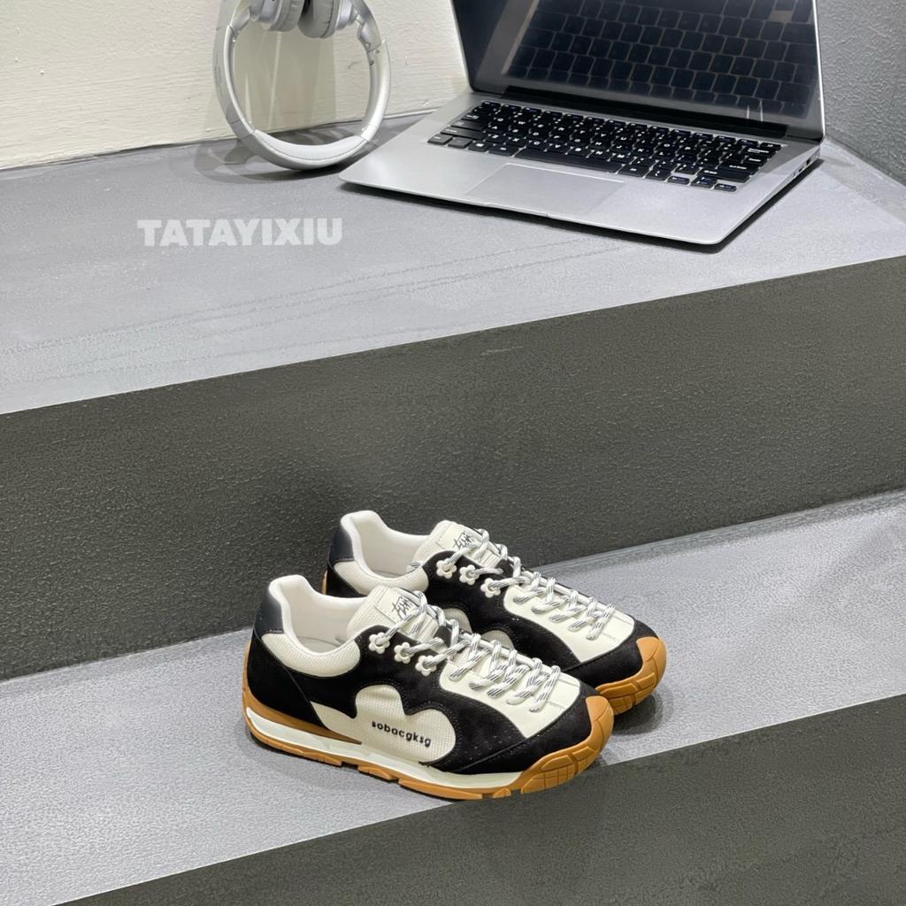 Retro thick-soled women's new breathable casual sports small flower stray shoes soft-soled running shoes