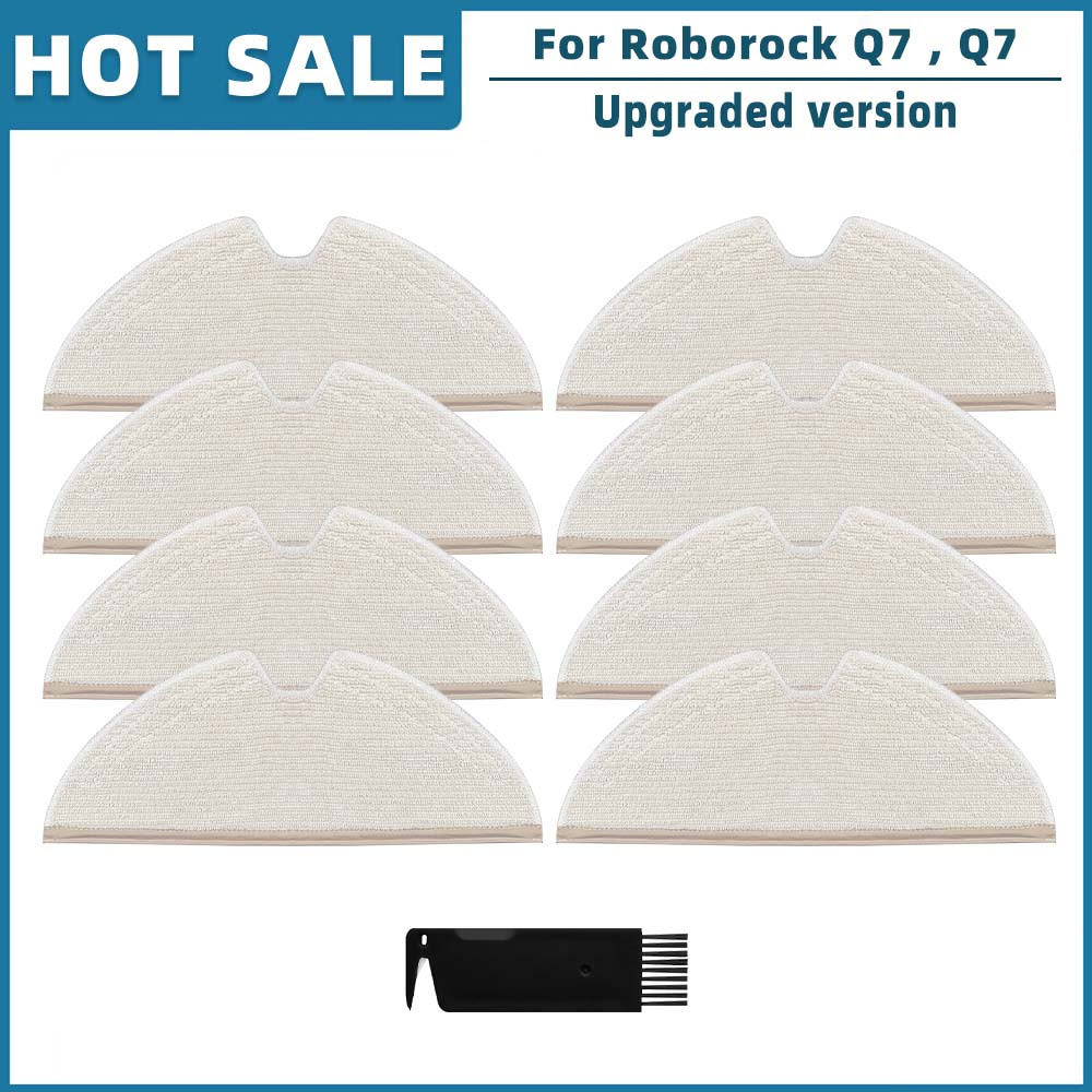 Kompatibel für Roborock Q7 , Q7+ , Q7 Max , Q7 Max+ Plus , T8 Roboterstaubsauger Hauptseitenbürste Filter Mopp Staubbeutel Ersatzteile