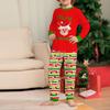 Christmas Parent Child Family Set Home Furnishings Christmas Pajamas Two Piece Set