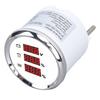 52mm Digital Voltage Sewage Water Level Gauge Waterproof Red Backlight Secure Connection Sewage Water Level Voltmeter