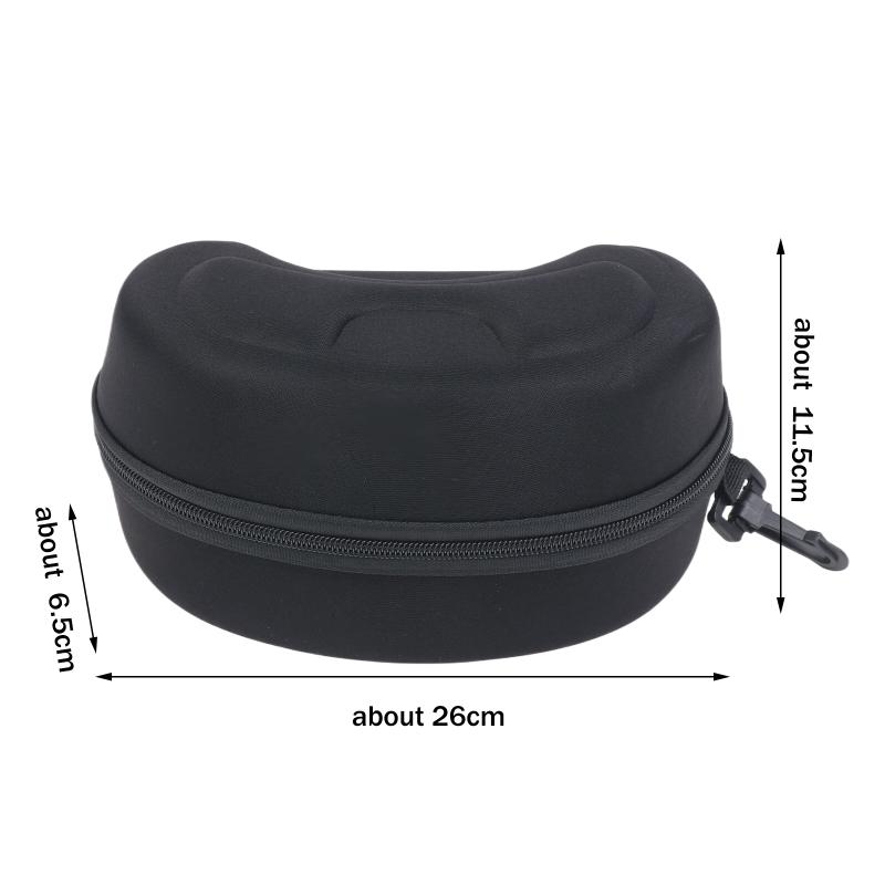 

Защитный чехол для горнолыжных очков Портативная сумка для хранения очков для сноуборда и лыж Жесткий защитный кейс из ЭВА с карабином