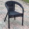 Comfortable Rattan Chair Outdoor Armchair Living Room Aesthetic Backrest Chairs Decorative Vintage Armchairs Rattan Furniture