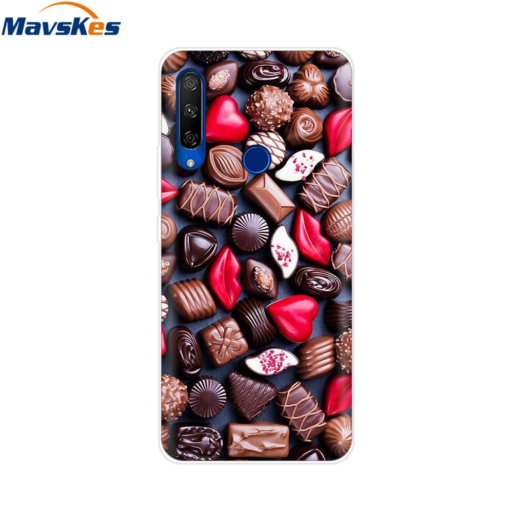 Painted Case For Alcatel 1S 2020 5028Y 5028D Case TPU Soft Silicone Cover Funda For Alcatel 1S 2020 Case Cover Etui Bumper Coque
