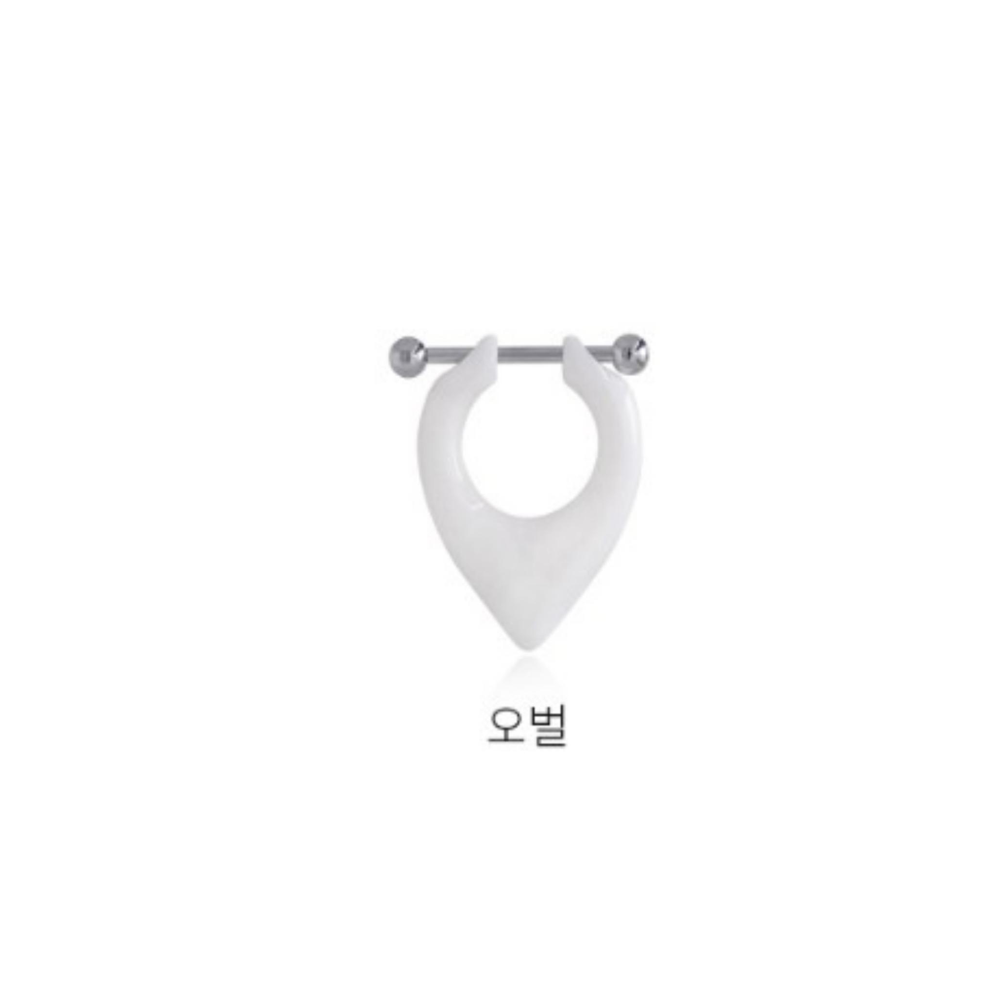 

Ani Flare Piercing Oval білий