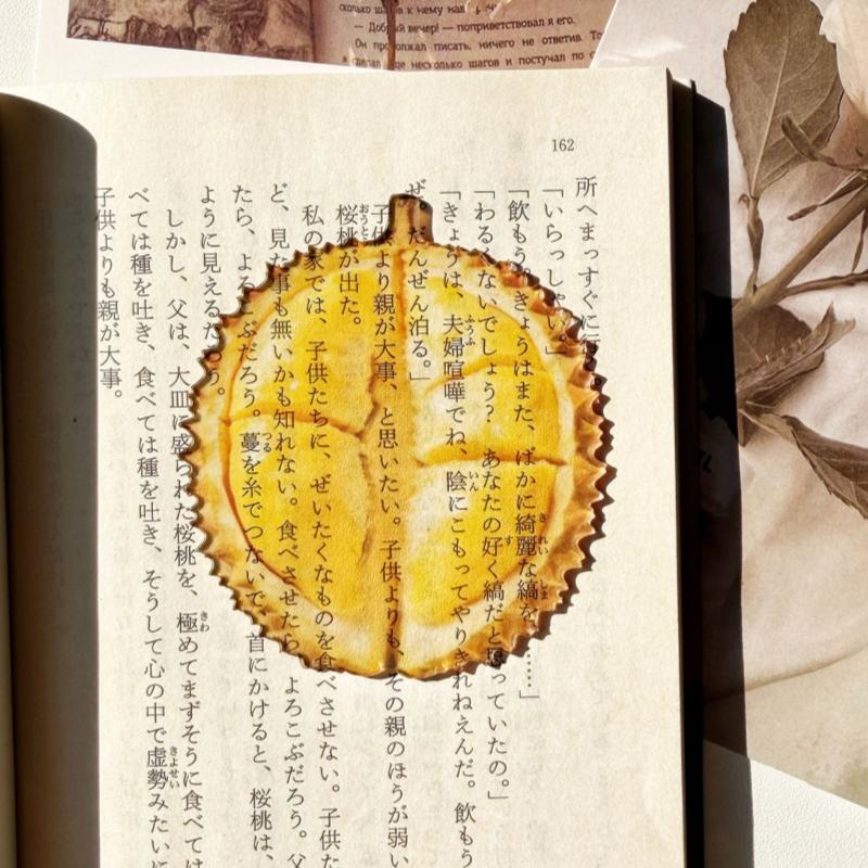 Marque-page en acrylique en forme de fruit Pomme Raisin Simulation Marque-page de lecture transparent Papeterie d'apprentissage Jouet pour enfants Cadeau