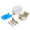 1Pcs Durable High-Current UKK-80A Splitter Box One In Several Out Single-Stage Wire Connector Rail Junction Din Terminal Block