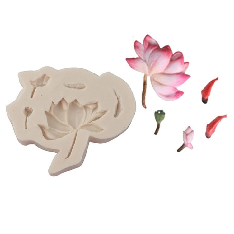 Flowers Leaf Silicones Molds Fondant Mould Pastries Baking Tool Resins Decoration Handmade Soap Molds Fondant Molds