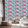 Flamingos flowers leaves and nature wallpaper for living room and bedroom 50x1000