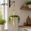 Ballet Dancer Hanging Planter Planter, Cute Resin Ballerina Plant Pot, Elegant Holder for Succulents Artistic Trailing Vines Spider Plants Hanger
