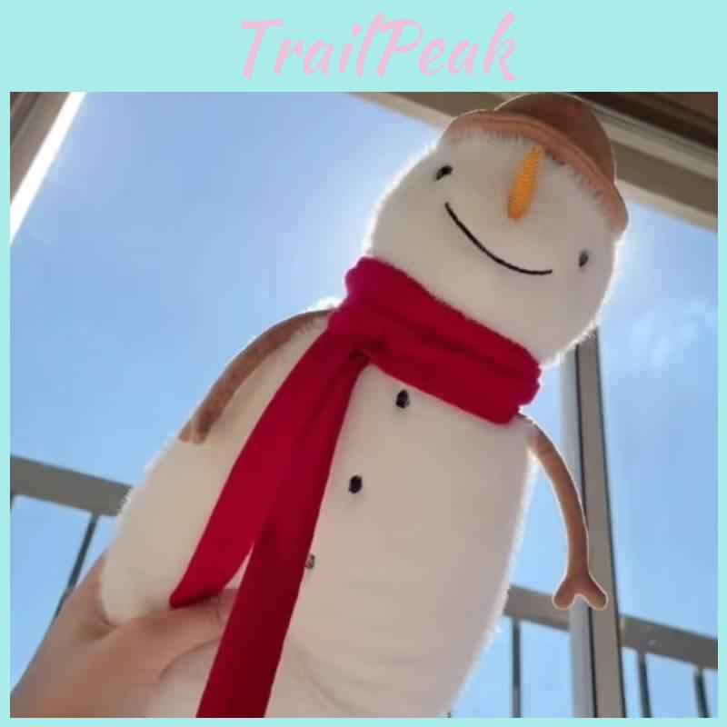 Plush Snowman Jellycat Toy With Hat And Scarf Design For Kids Daily Gift Holiday