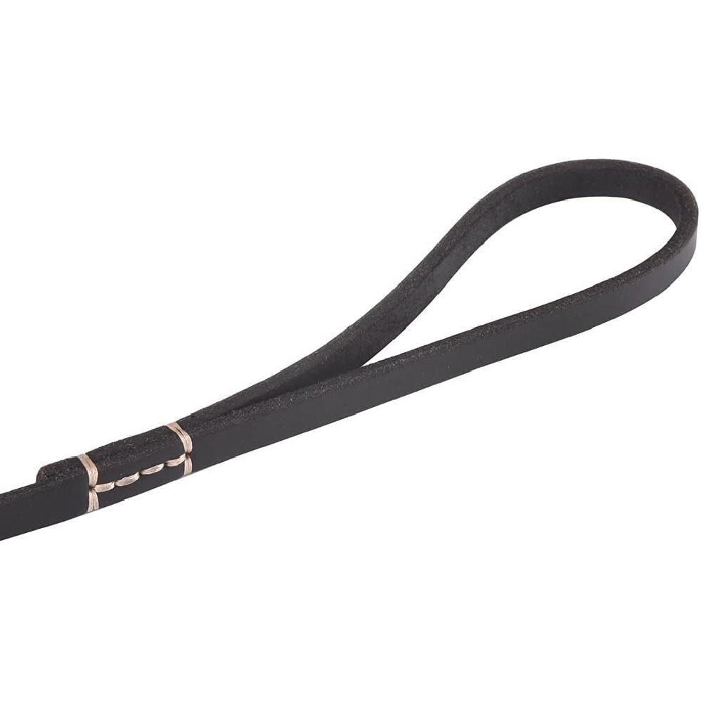 4FT / 5FT / 6FT Geninue Leather Leash for Small to Medium Dogs Training and Walking - Color Black/Brown