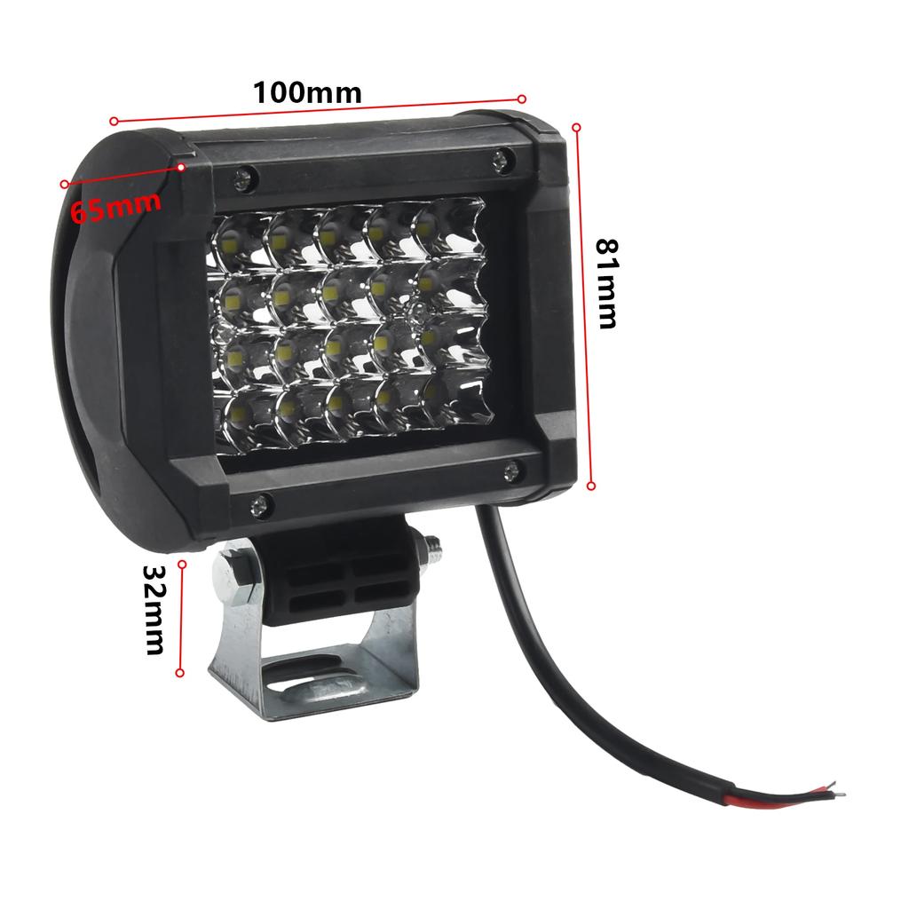 Brand New Led Work Light Accessories High Strength And Durability LED Work Light Parts Replacement Spot White ABS Forklifts