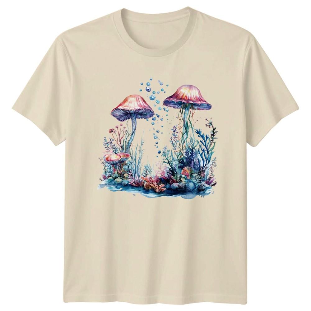 Fantasy Underwater Mushroom TShirt Ocean Wildlife Gift For Him And Her