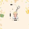 Stray Kids Cute Cartoon Member Acrylic Keychain, Kpop Idol Cartoon Bust Bag Charm Pendant, STAY Fans Collectible Accessory